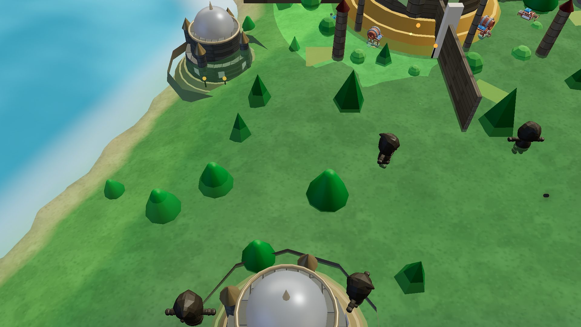 A keep on the world map with the coastline and open water visible